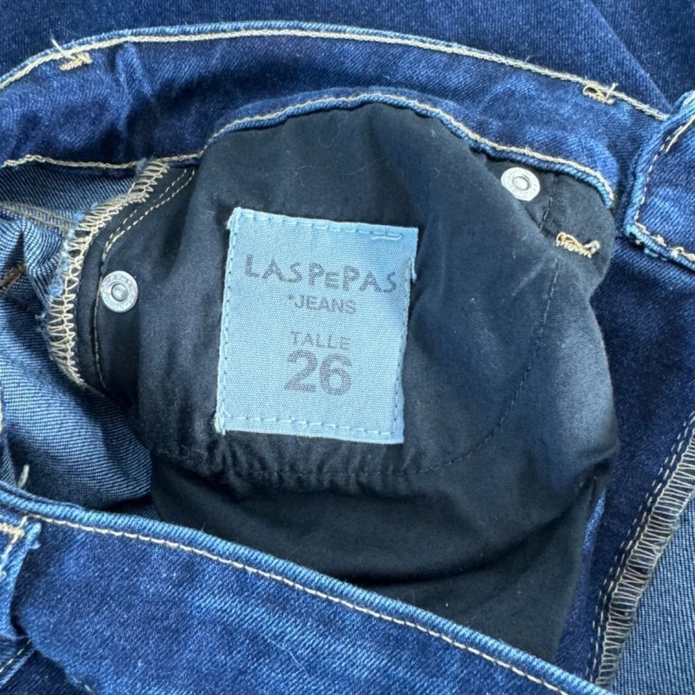 Las Pepas Jean-Hellam‎ Slim Jeans Sz 26 - Picture 6 of 8